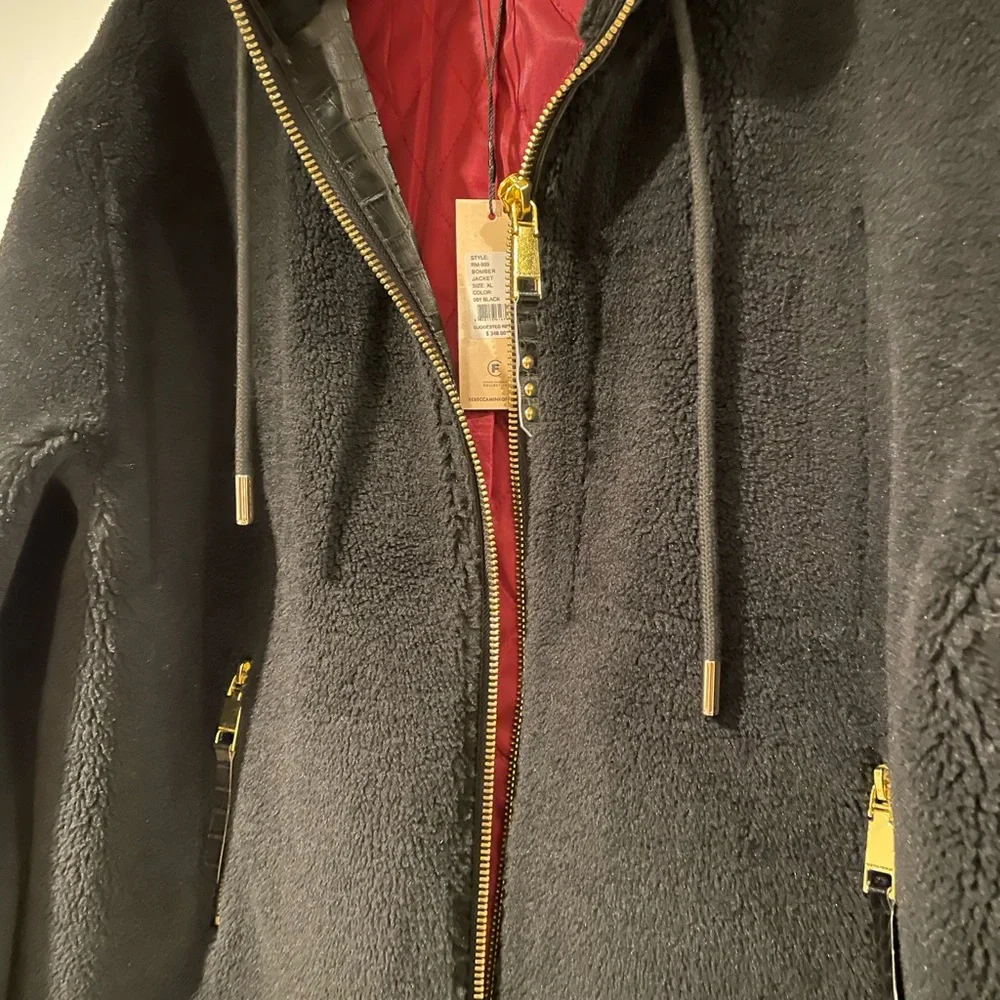 Rebecca Minkoff cozy teddy jacket. Size XL Brand new. - Picture 3 of 5